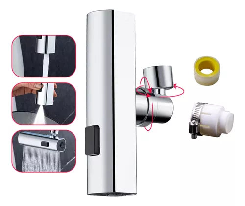 ¡Oferta: Grifo Giratorio con Cascada 4 en 1